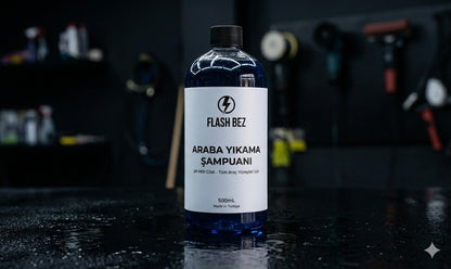 Flash Bez │ pH Nötr Cilalı Araba Yıkama Şampuanı 500mL